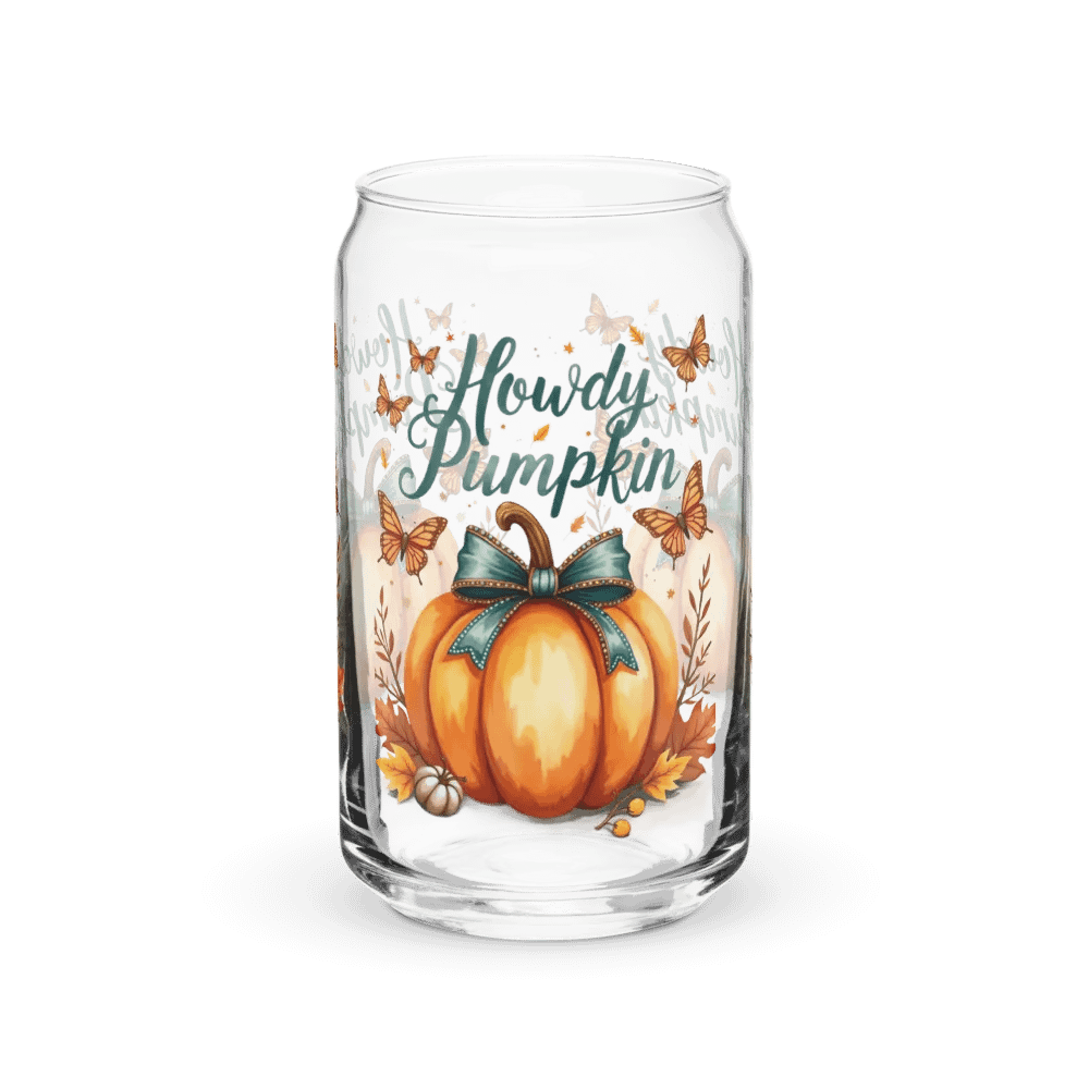Autumn Elegance And Pumpkin Season Can-Shaped Glass Set product image (1)