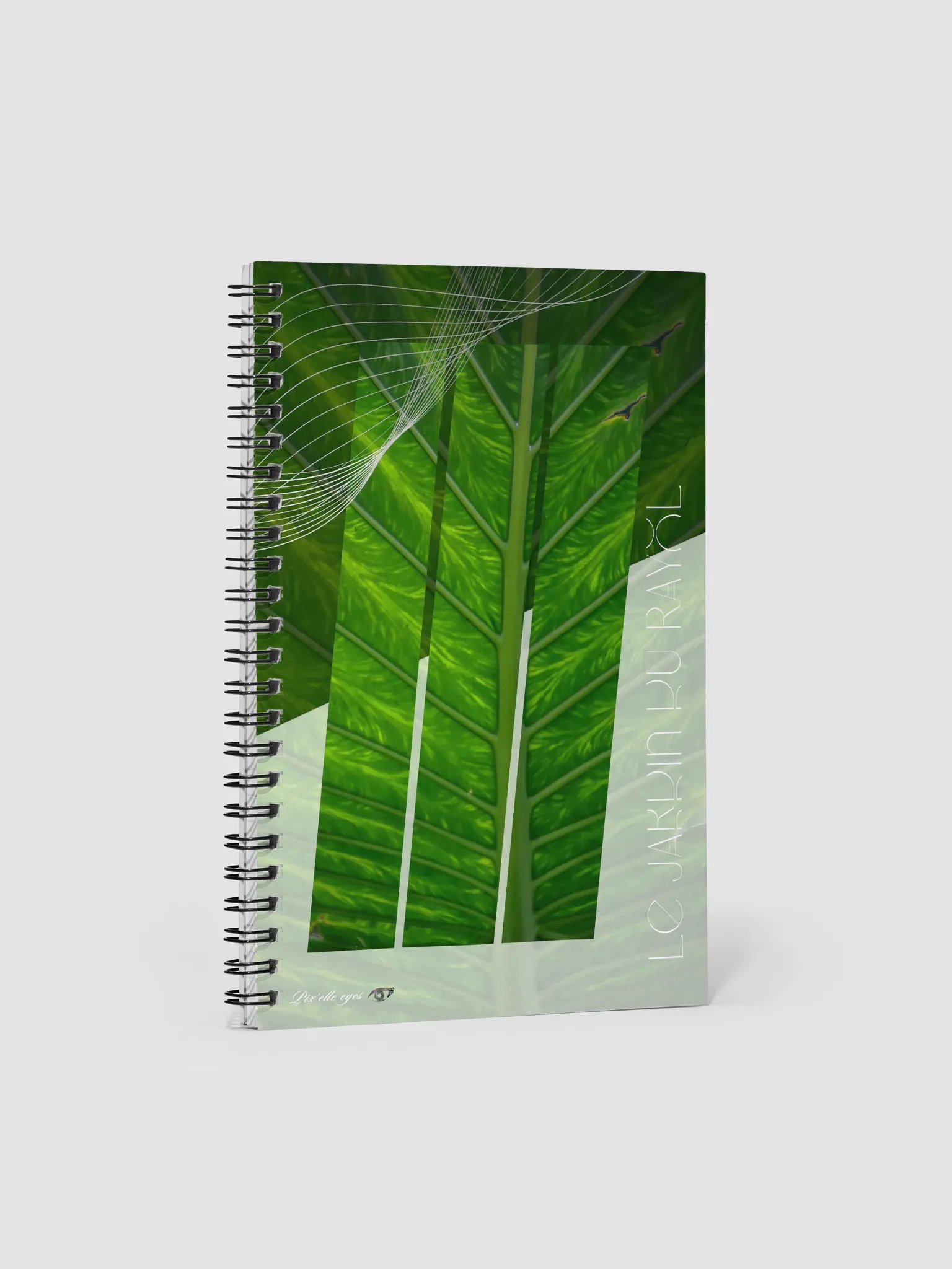 GeoGraphik Notebook – Jardin du Rayol – “green light” – A5 Format product image (1)