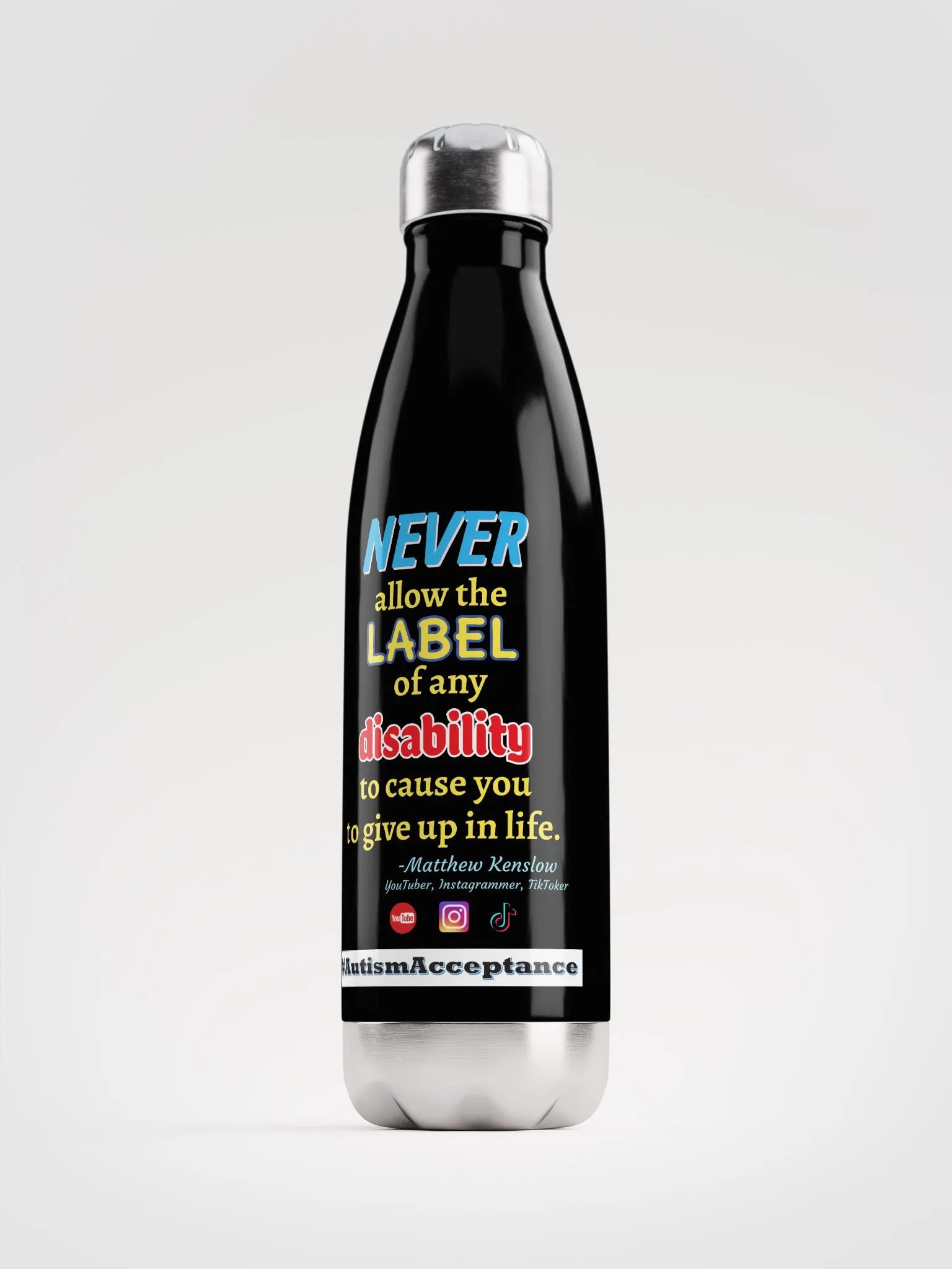 Stainless Steel Water Bottle [Quote 3] product image (1)