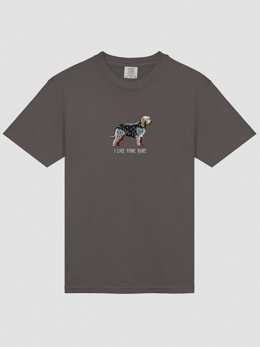 I Like Mine Rare T-Shirt(Embroidered) of an Otterhound(Gray) product image (13)