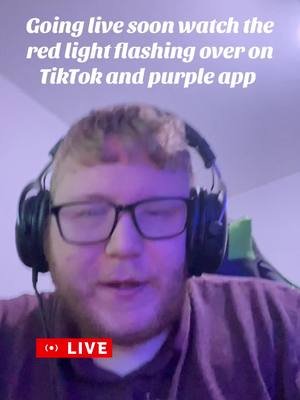 Going live soon everyone #streamer #contentcreator #purpleapp #thepacknetworkagency 