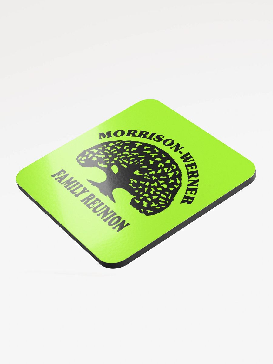 "Morrison-Werner Tree" Drink Coaster (Chartreuse) product image (4)