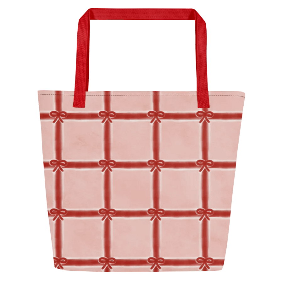 Cute Red Bows Tote product image (3)