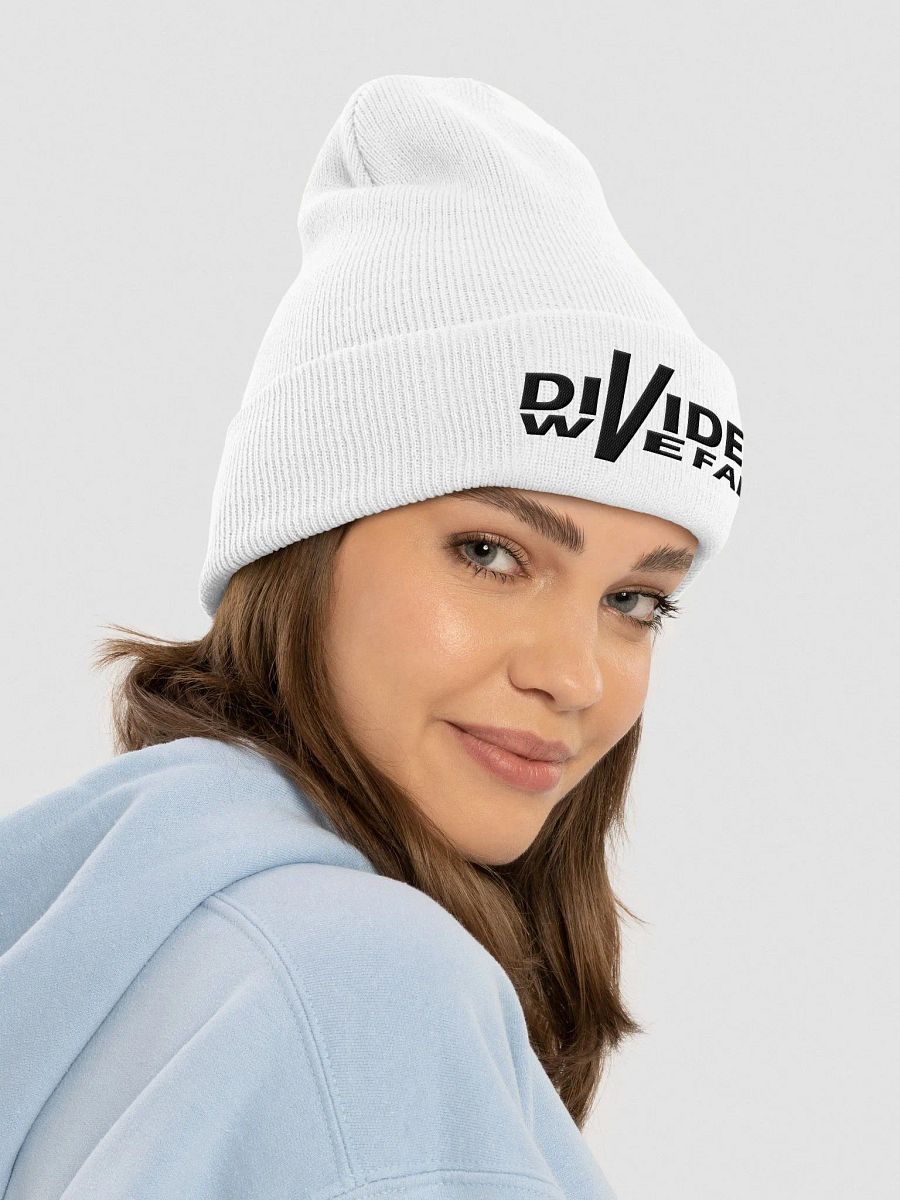 Divided We Fall - Black - Yupoong Cuffed Beanie product image (4)
