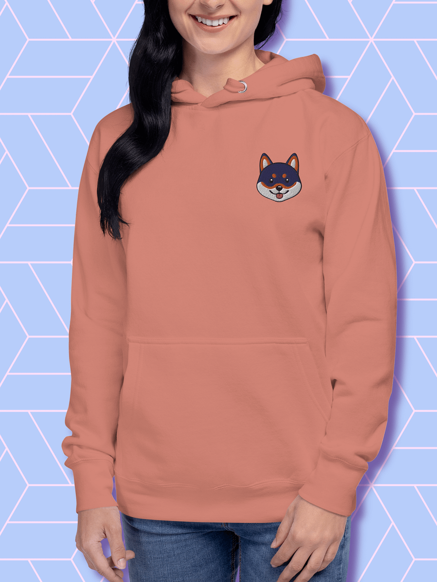 Cheerful Shiba Inu Unisex Hoodie product image (3)