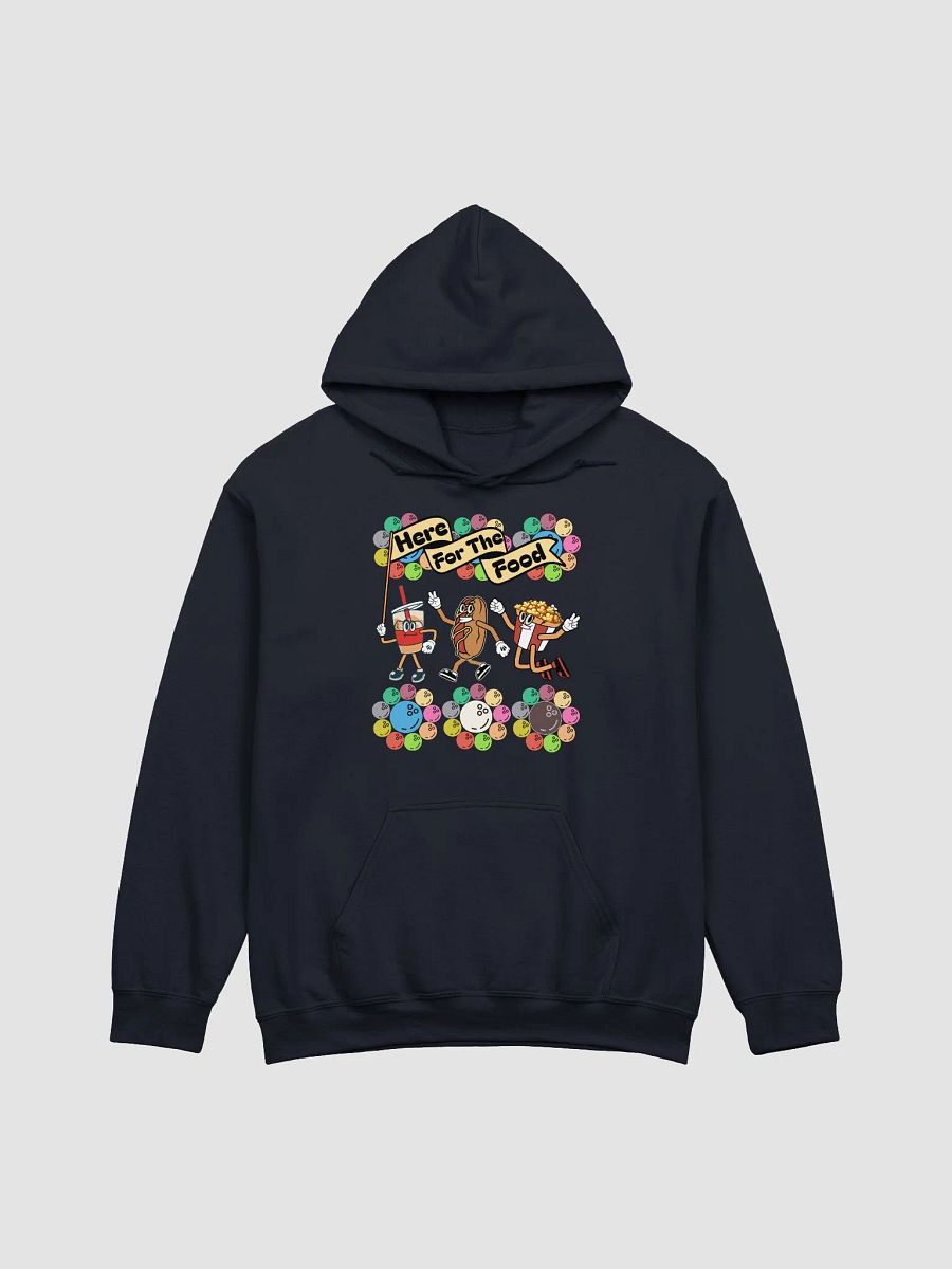Here For The Food Bowling Cheerful Classic Hoodie product image (37)