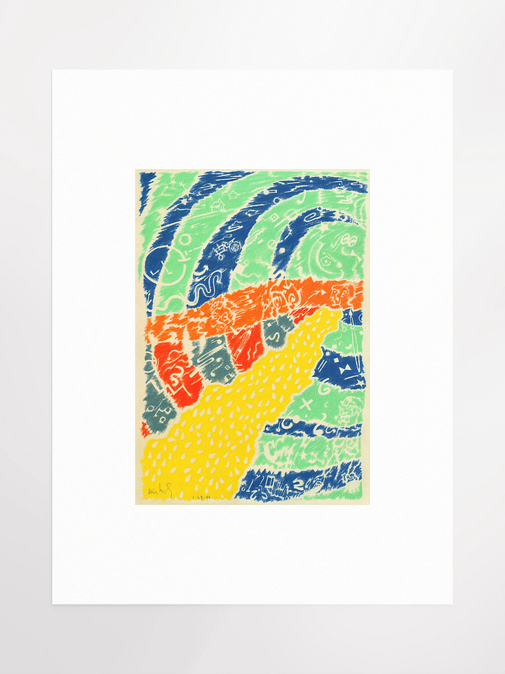 Abstract with Tractor 01.29.90 Print product image (2)