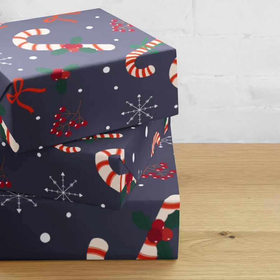 Candy Cane Dreams Wrapping paper product image (10)
