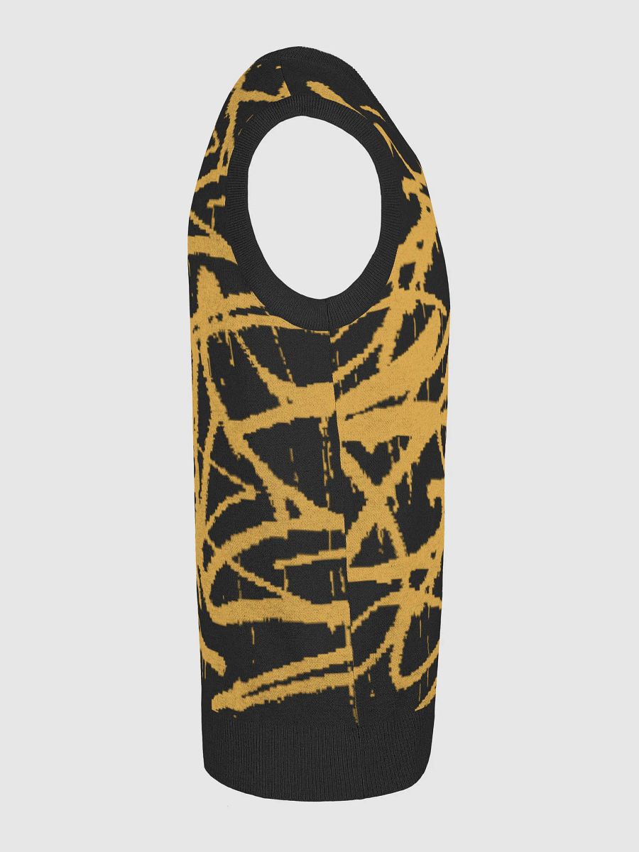 Customizable Jacquard Knit V-Neck Vest product image (21)