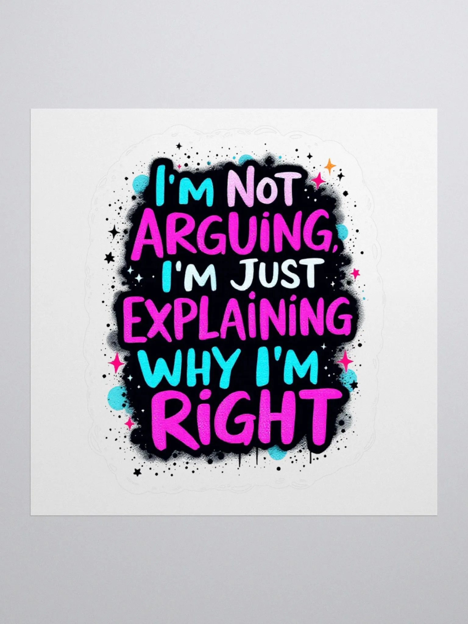 Righteous Explanation Kiss Cut Stickers product image (1)