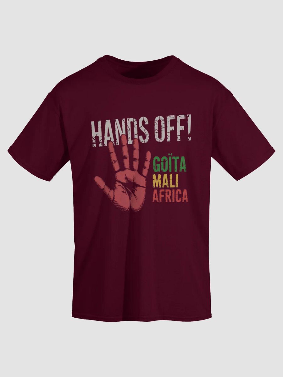 Hands off Assimi Goïta Flag of Mali Africa Goita Midweight T-shirt product image (29)
