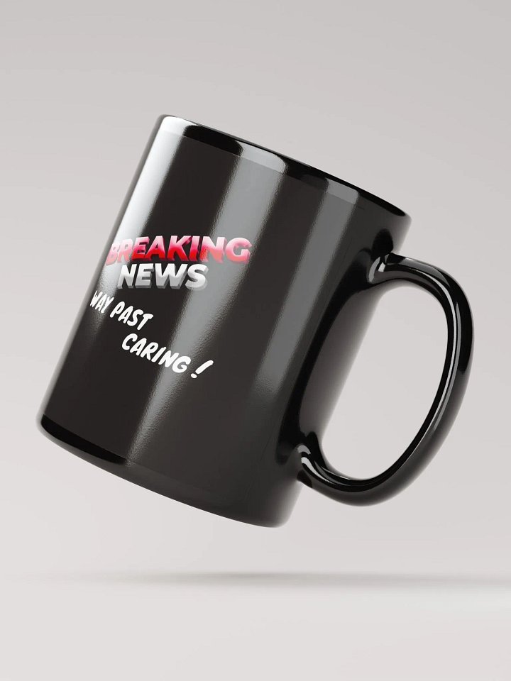 Breaking News Alert: Black Glossy Mug product image (2)