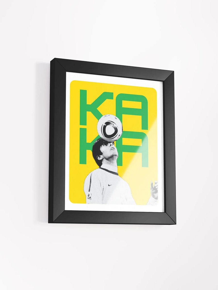 Kaka BW Brazil Name Art Framed Print product image (4)