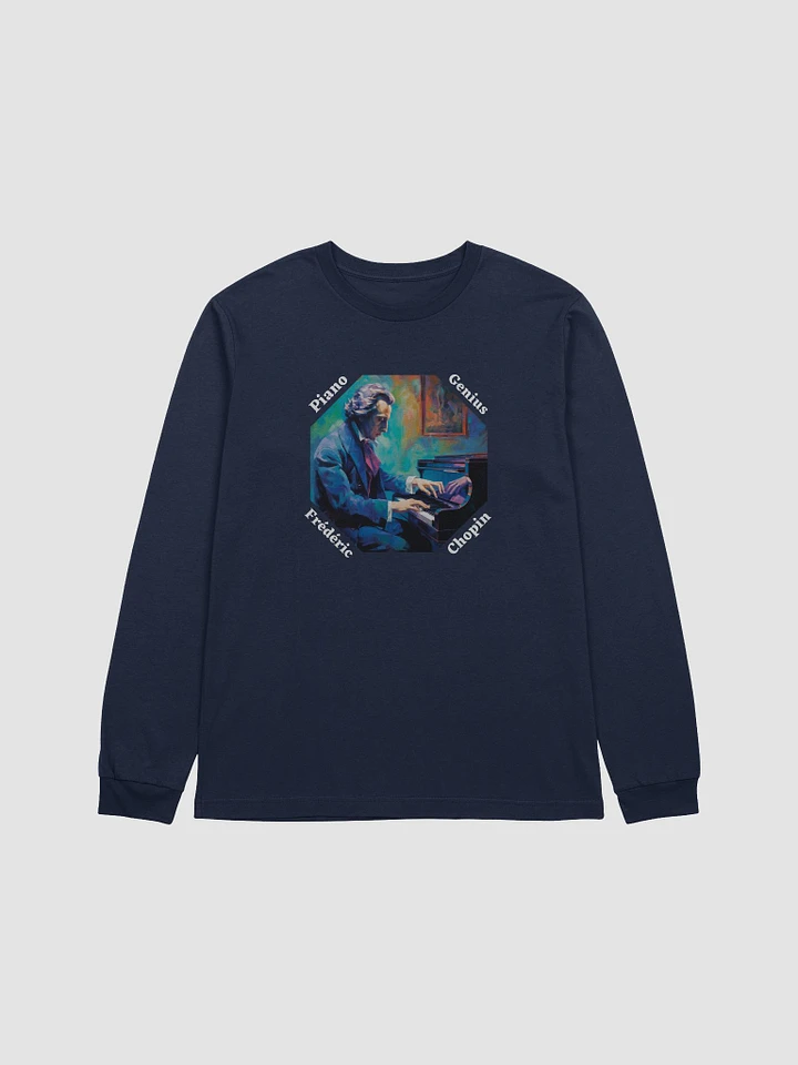Frédéric Chopin [Playing Piano] - Piano Genius | Longsleeve product image (1)