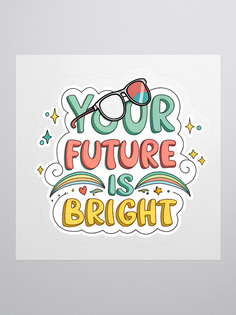 Bright Future Kiss Cut Stickers product image (1)