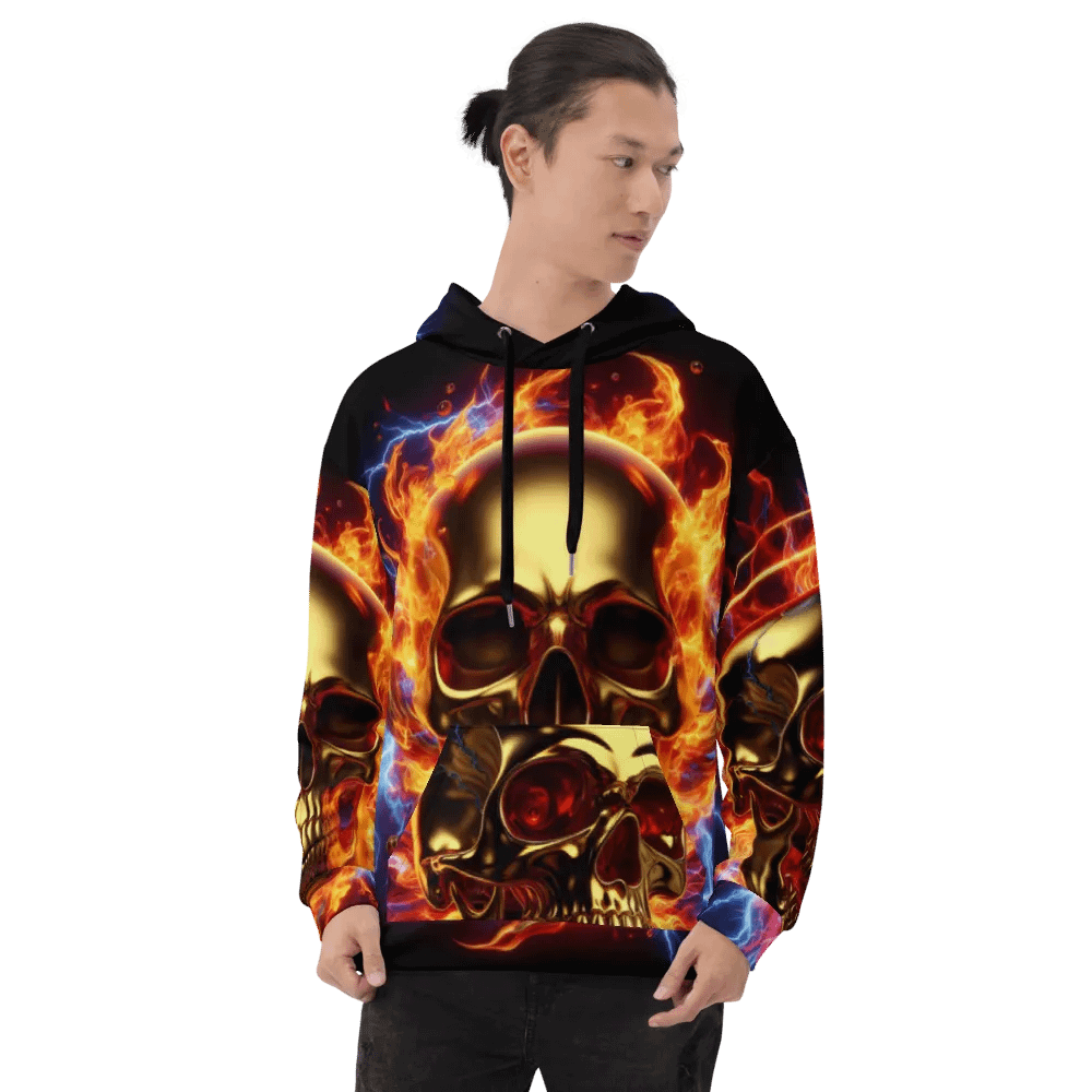 Ember Skull - Unisex Skull Hoodie #4 product image (8)