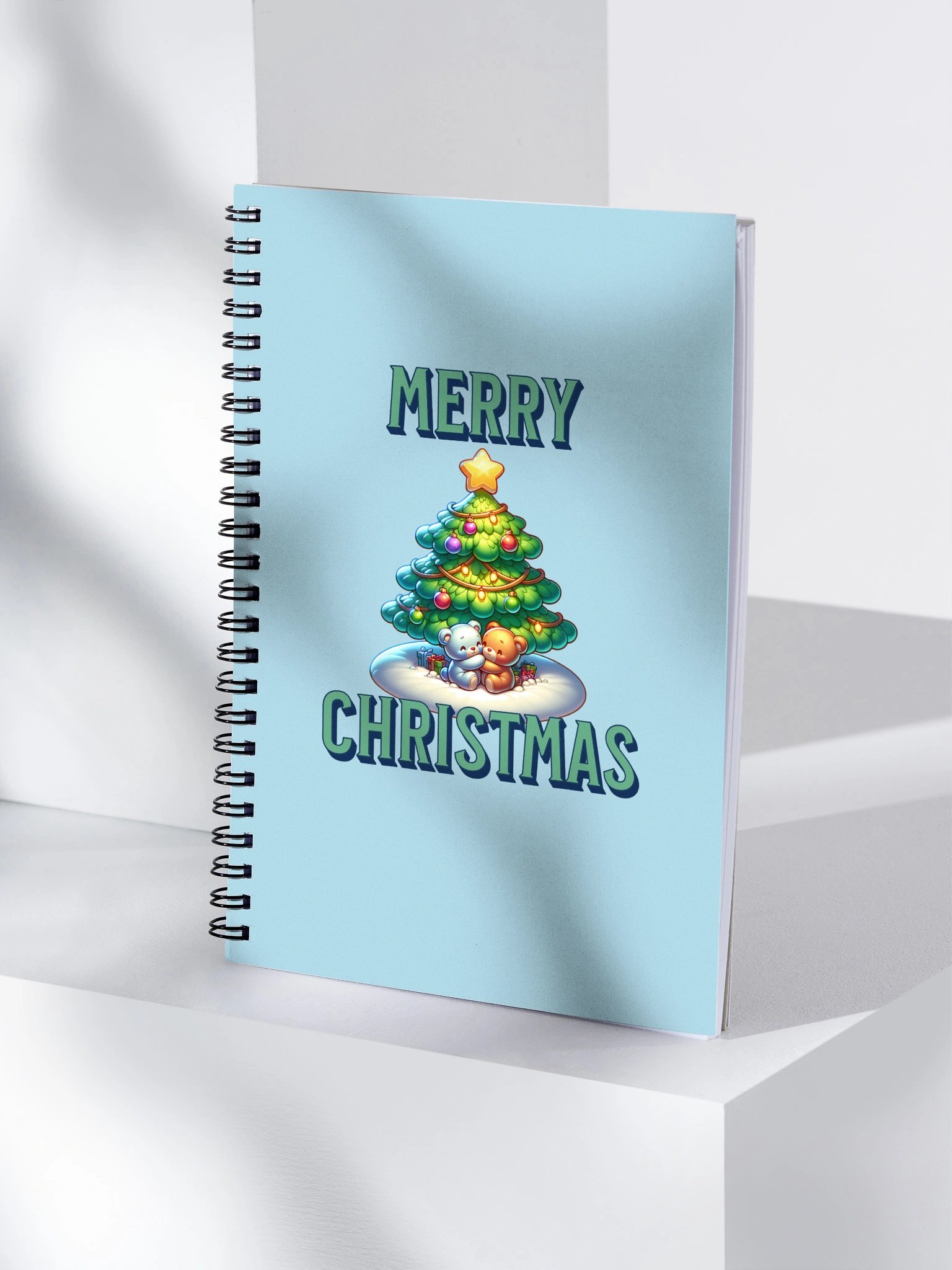 COZY CUDDLE CHRISTMAS TEDDY BEAR HOLIDAY NOTEBOOK product image (4)
