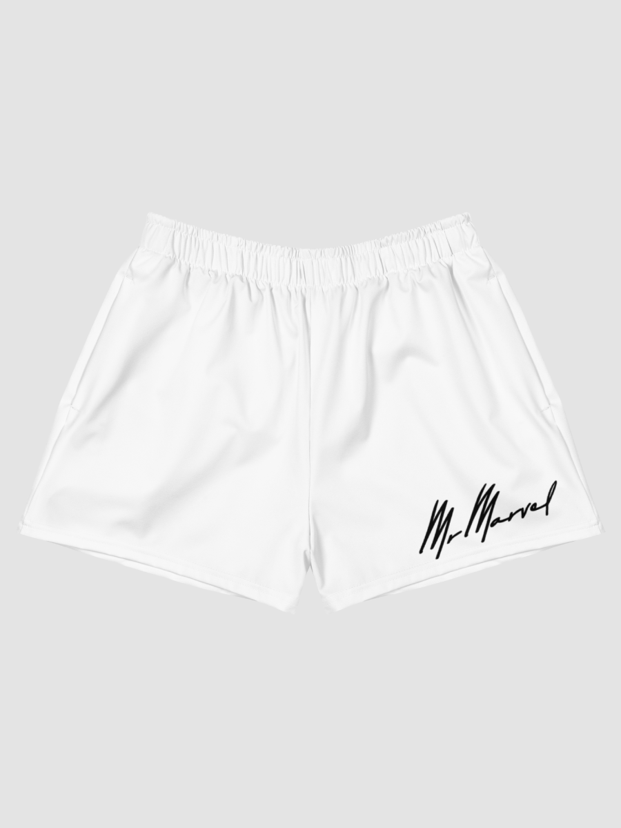 MrMarvel Signature Womens White Shorts product image (1)