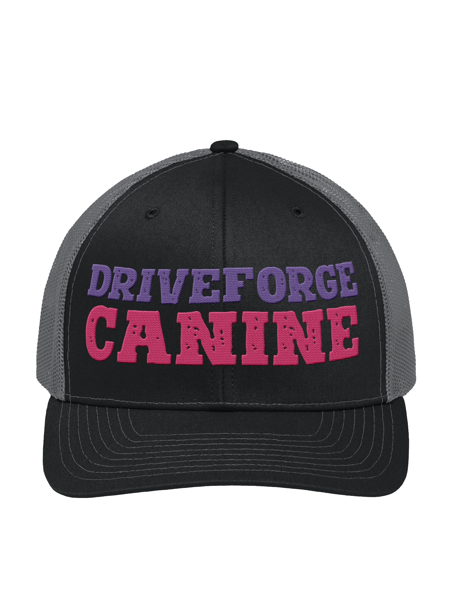 DriveForge Canine Pink & Purple Logo Trucker Hat product image (1)