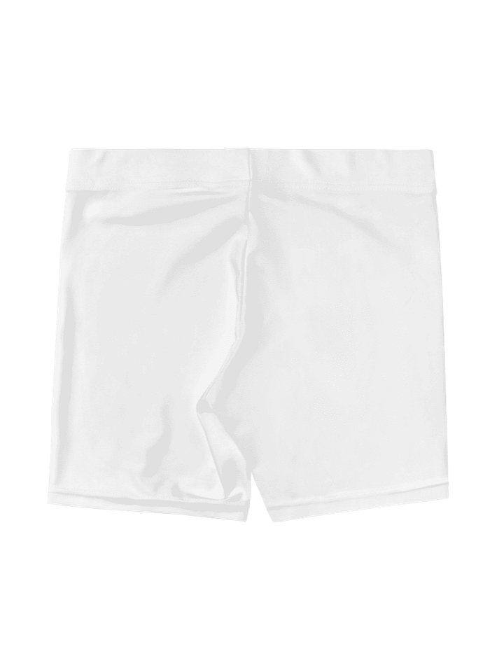 Women's Activewear - Slip Shorts White - Printed Gold Logo product image (2)