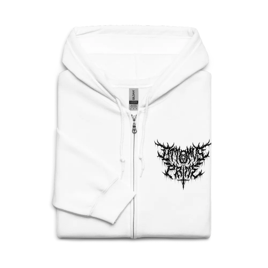 Ottomus Prime Metal Logo Zip-up (White) product image (3)