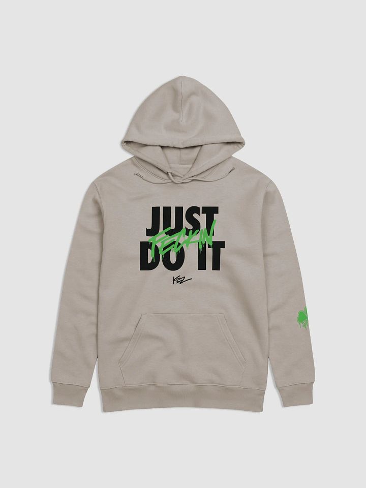 JUST FECKIN DO IT UNISEX HOODIE - Desert Dust product image (1)