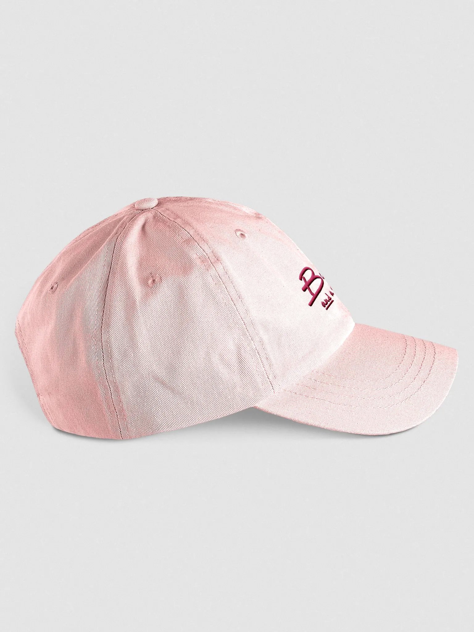 Bubbly and a B*tch shadow design (rose) pastel dad hat product image (12)