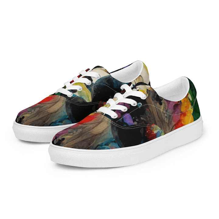 Fungi Fantasy, Women's Lace-Up canvas Shoes product image (2)
