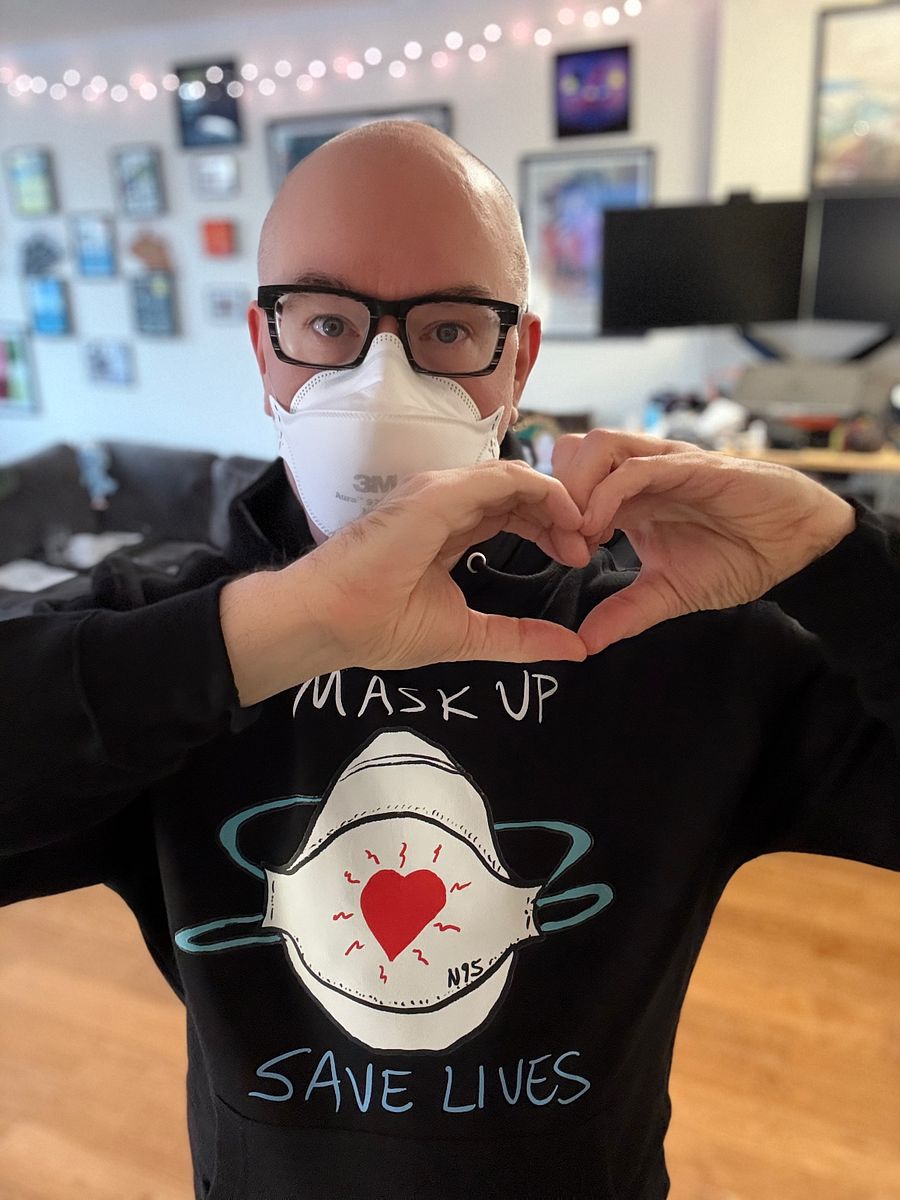 Mask Up Save Lives hoodie product image (43)
