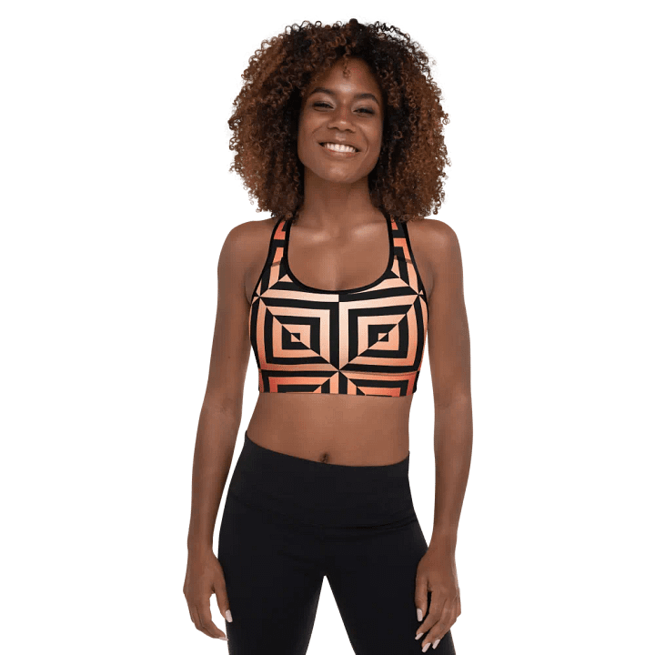 Golden Hour Illusion Padded Sports Bra product image (1)