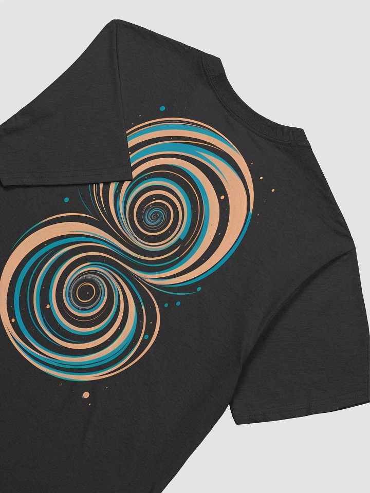 Copper Swirl Unisex T-Shirt for EDM and music festivals. product image (1)