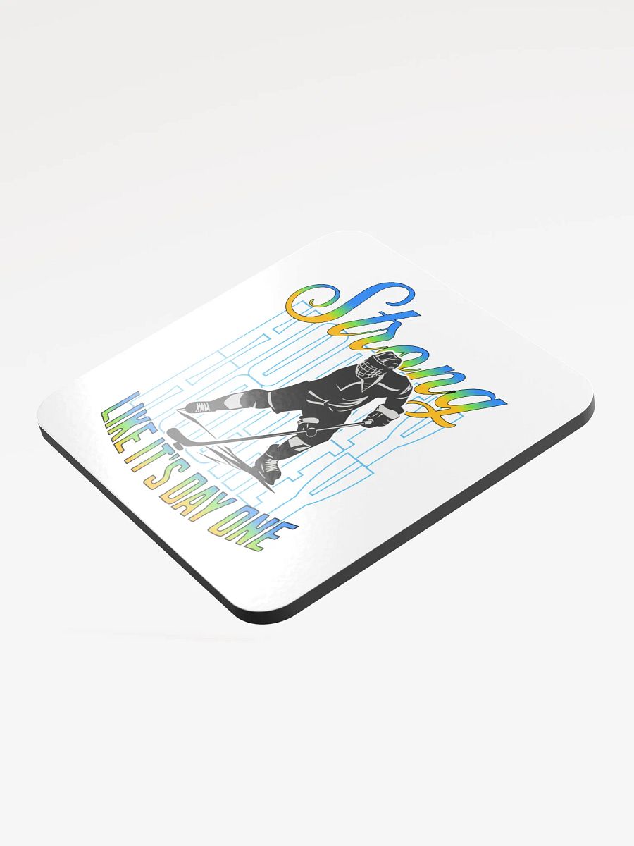 Like Its Day One Hockey Silhouette Coaster product image (4)