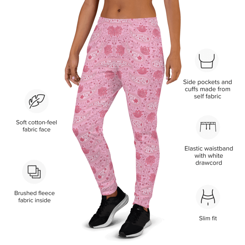 Rosewater Paisley | Women's Joggers product image (4)