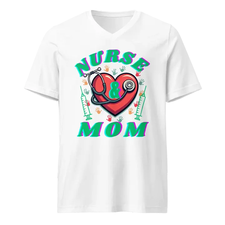 Nurse & Mom Heartfelt Tee product image (5)