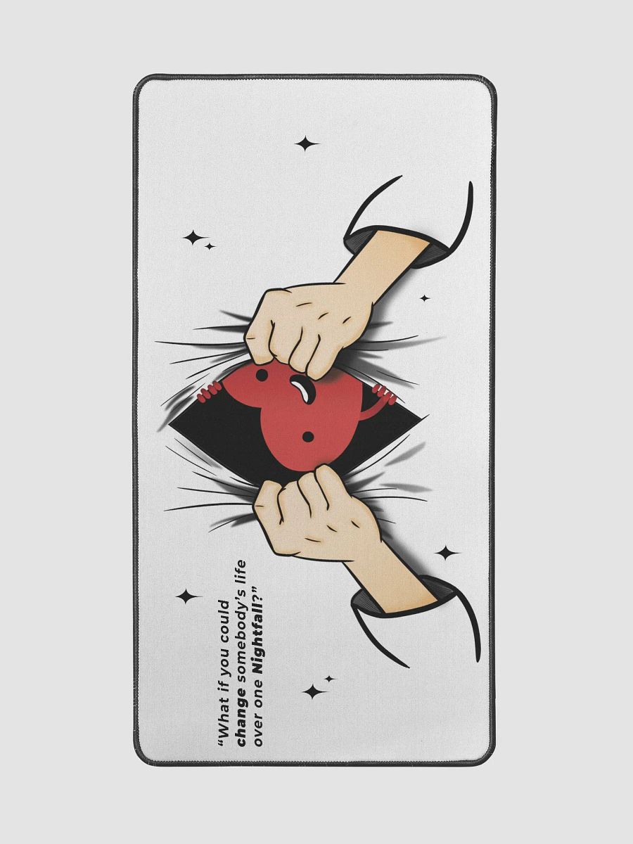 Open Heart Desk Mat (White) product image (2)