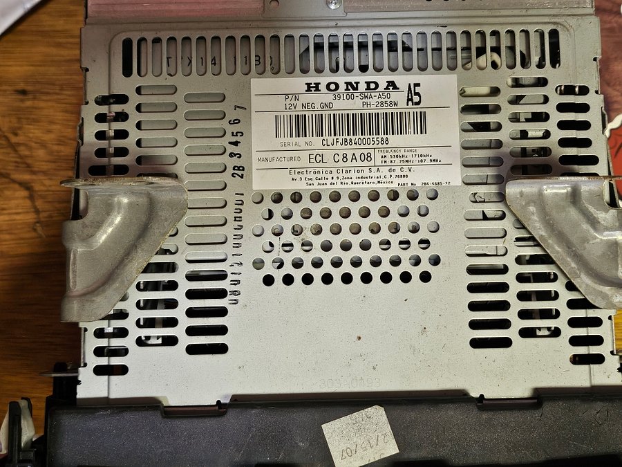 *USED* 2008 Honda CRV Radio OEM product image (3)