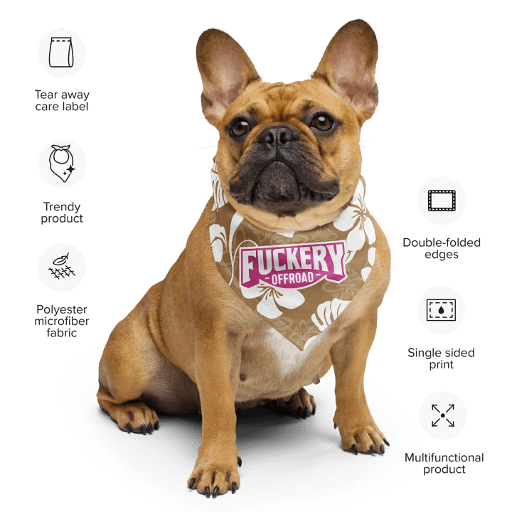 Fuckery Offroad Hawaiian Bandana - Tan product image (2)