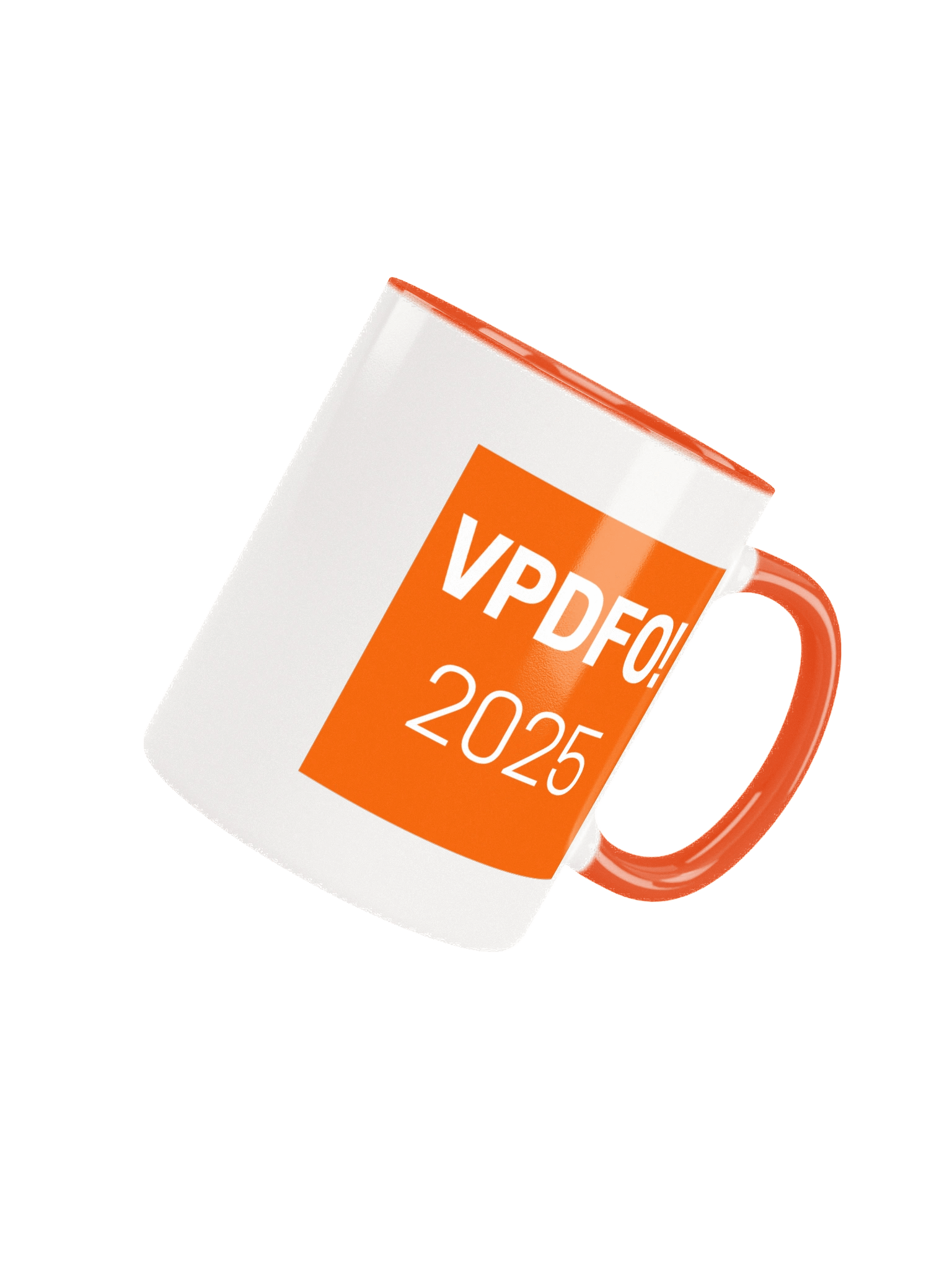 VPDFO! 2025 official white and orange mug product image (4)