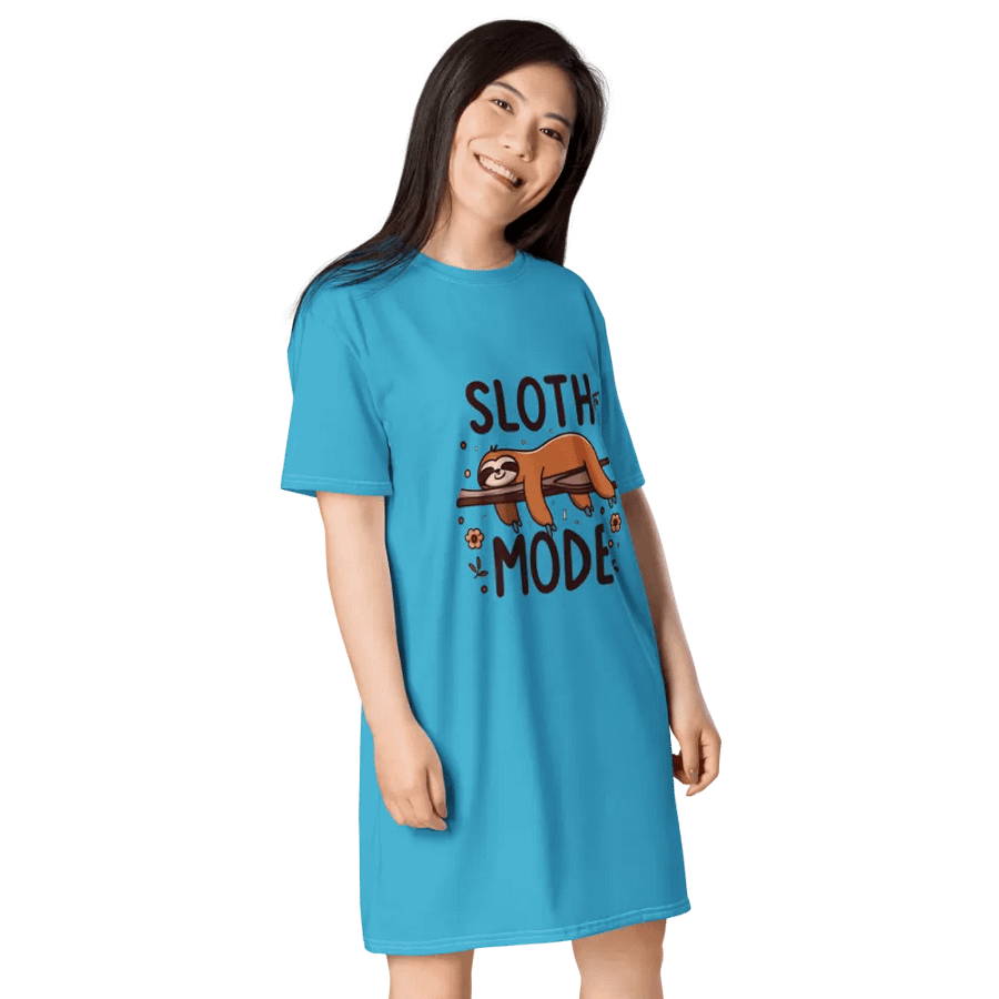 Sloth Mode - Shirt Dress product image (8)