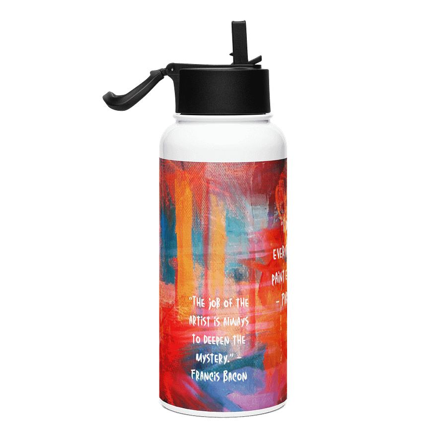 Artistic Quotes Stainless Steel Water Bottle gift for artist teachers moms dads friends product image (4)