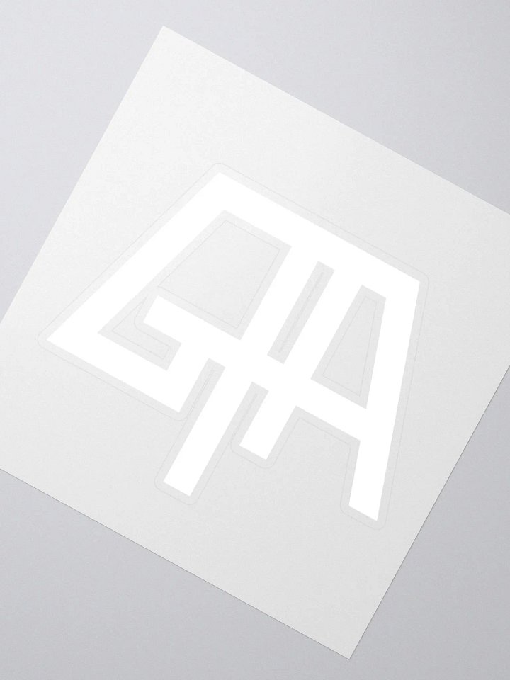 White GTA Logo Sticker product image (2)