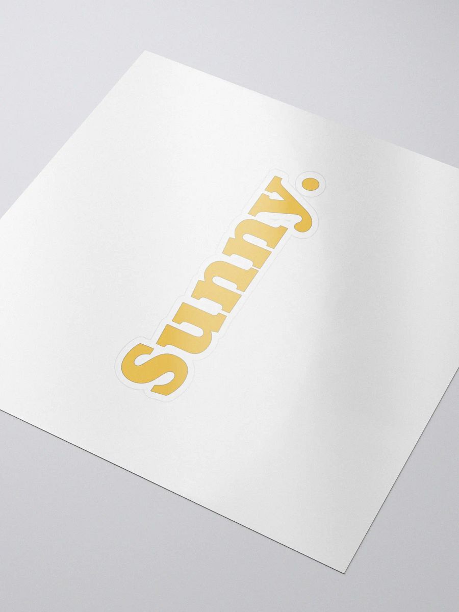 Sunny Sticker product image (3)