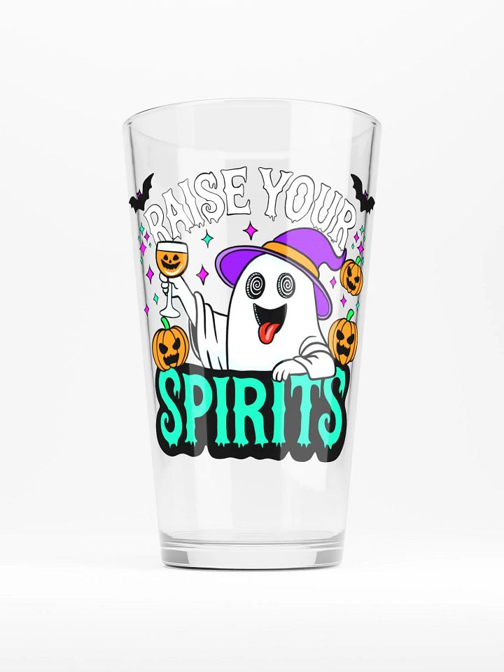 Raise Your Spirits Pint Glass product image (1)