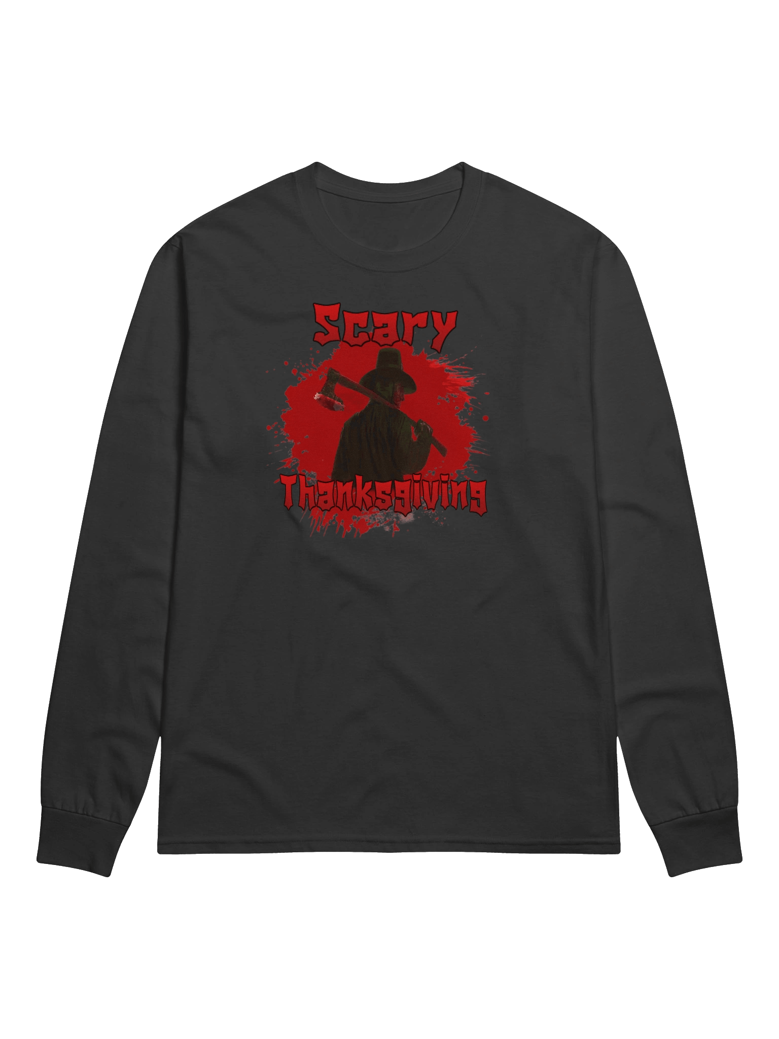 Scary Thanksgiving Champion Long Sleeve Shirt product image (2)
