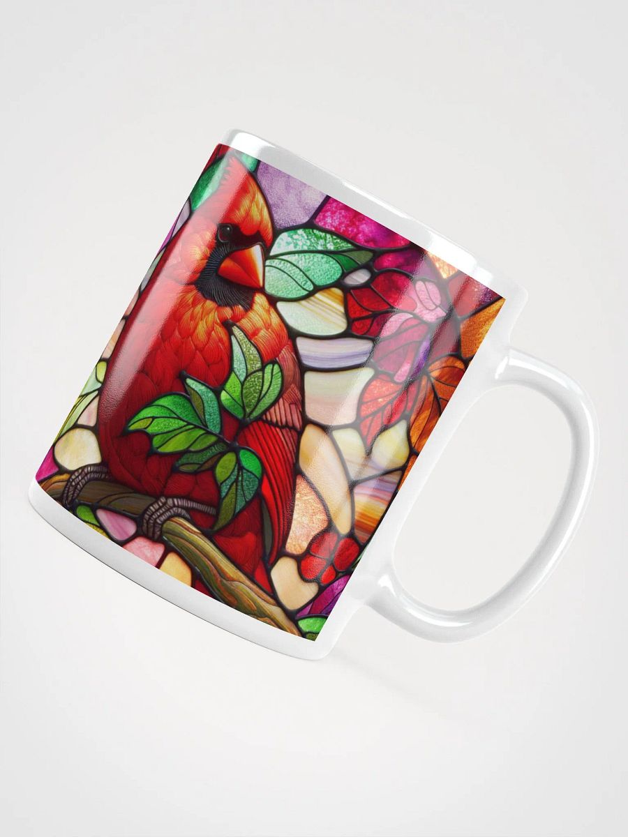 Stained Glass Cardinal Mug For Bird Lovers product image (4)