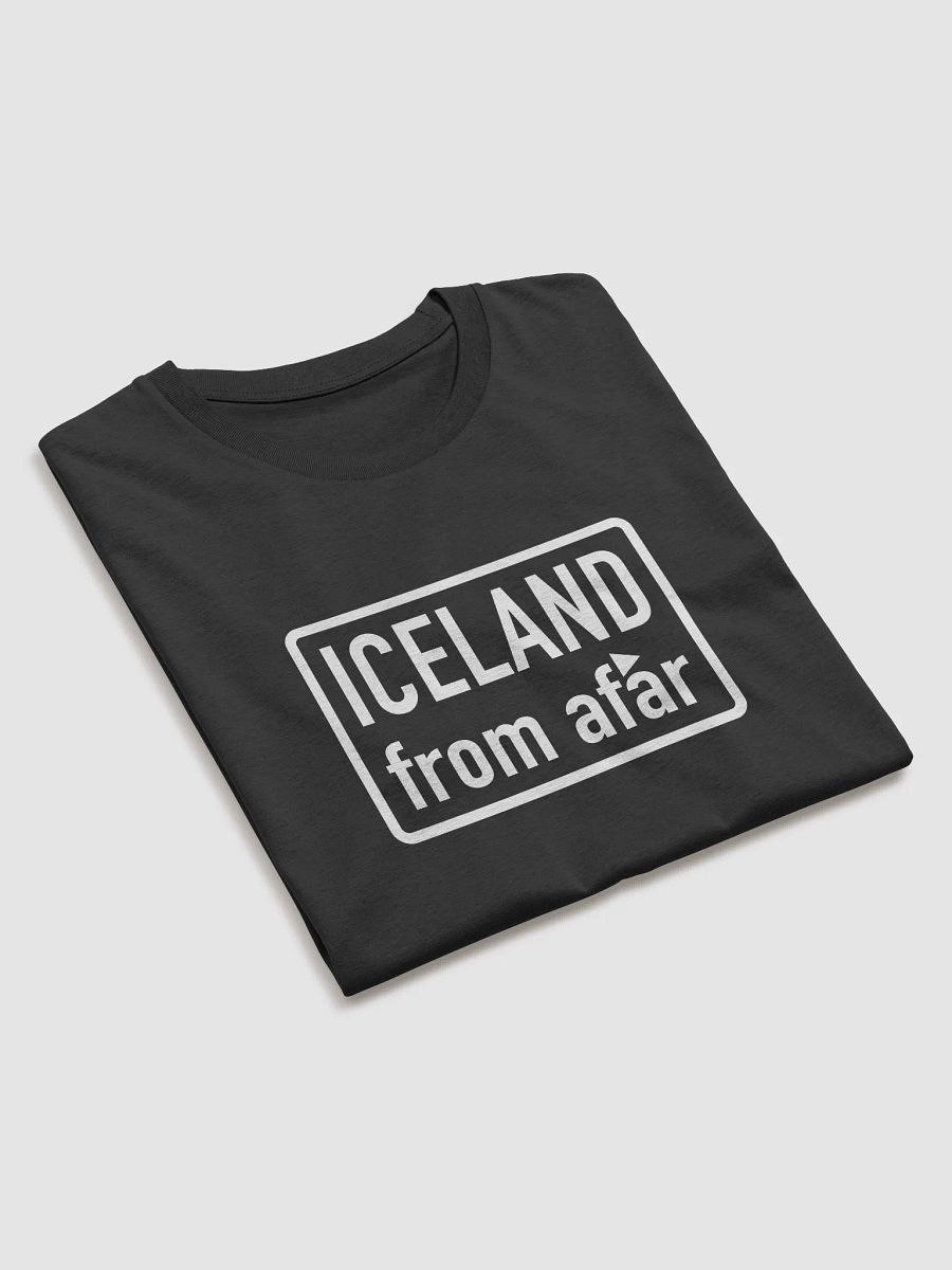 Iceland from afar. Organic cotton T-shirt product image (4)