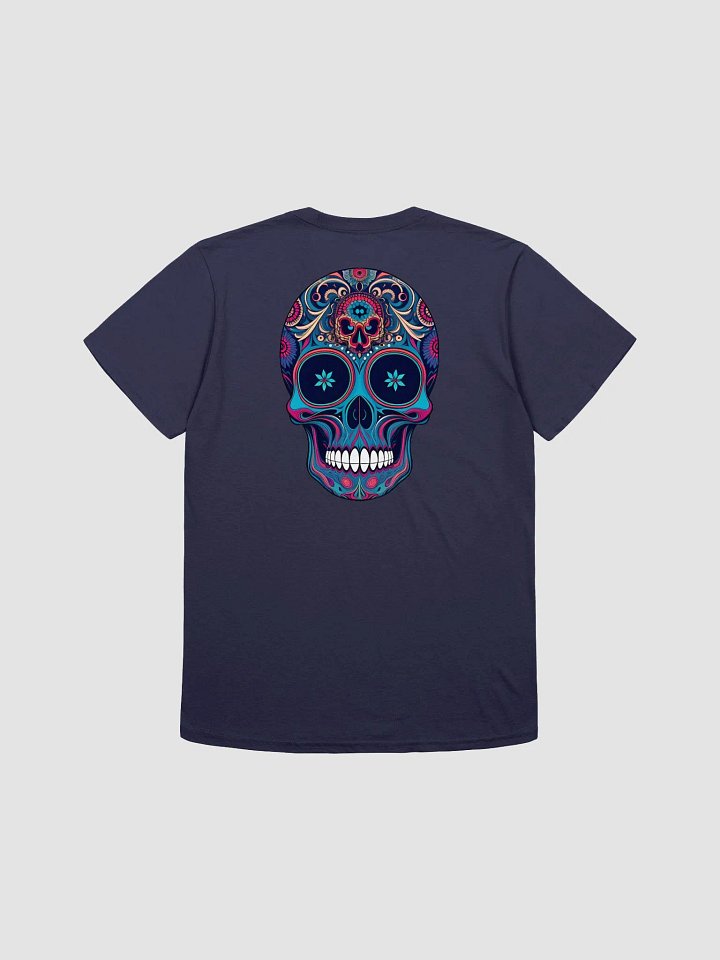 Vibrant Skull Rave Unisex T-Shirt product image (21)