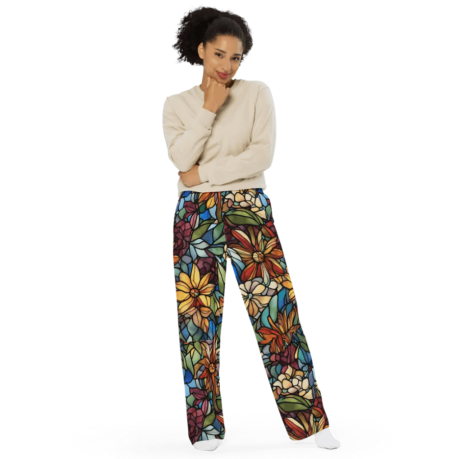 Full & fabulous Floral wide leg Pants product image (11)