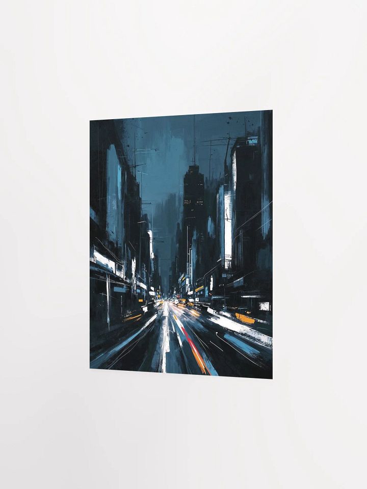 Abstract Cityscape Matte Poster product image (14)