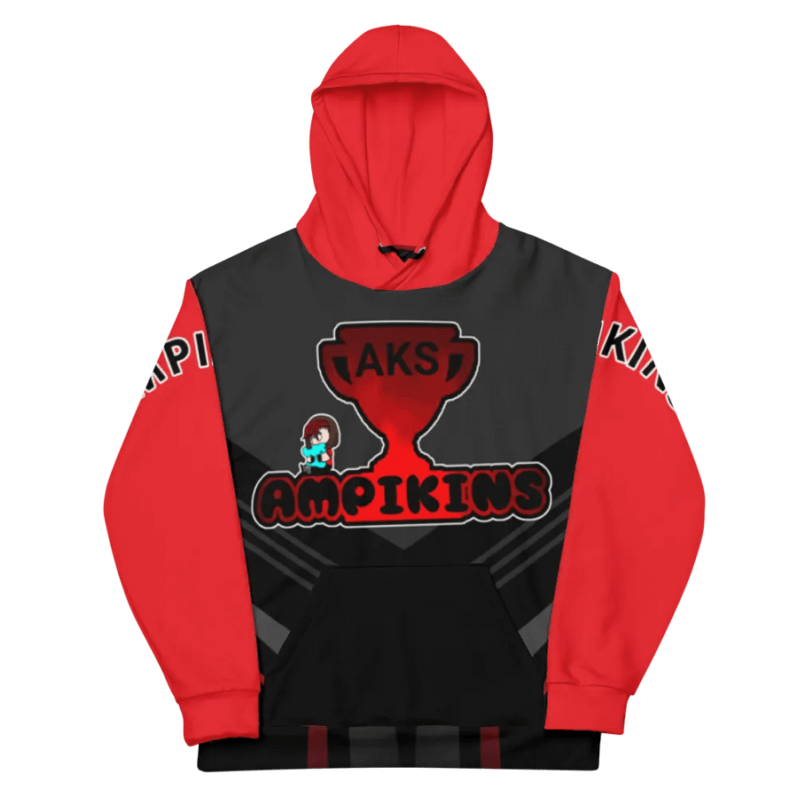 Red And Black AMPIKINS - Unisex Hoodie product image (11)